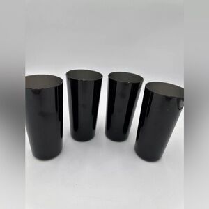 Tupperware Set Of Acrylic  Straight Sided Stacking Tumblers 16 oz  NEW